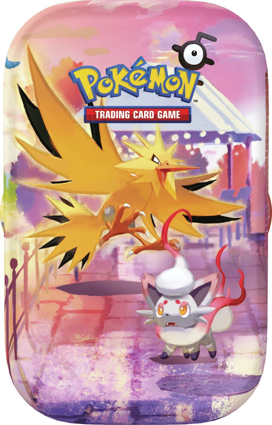 Pokémon Mini Tins 30th Celebration Booster Pack Zapdos Trading Card