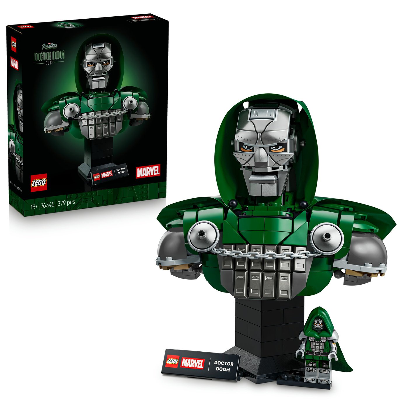 LEGO Marvel Doctor Doom Bust Building Set for Adults 76345 PREORDER