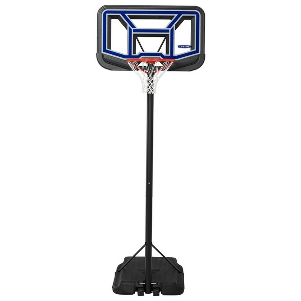 Lifetime Pro Court Height-Adjustable Portable Basketball System with 44-Inch Backboard 