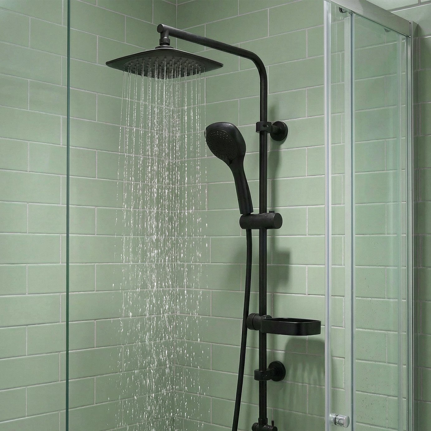 Aqualona Aquacapri 5 Function Shower Head - Chrome