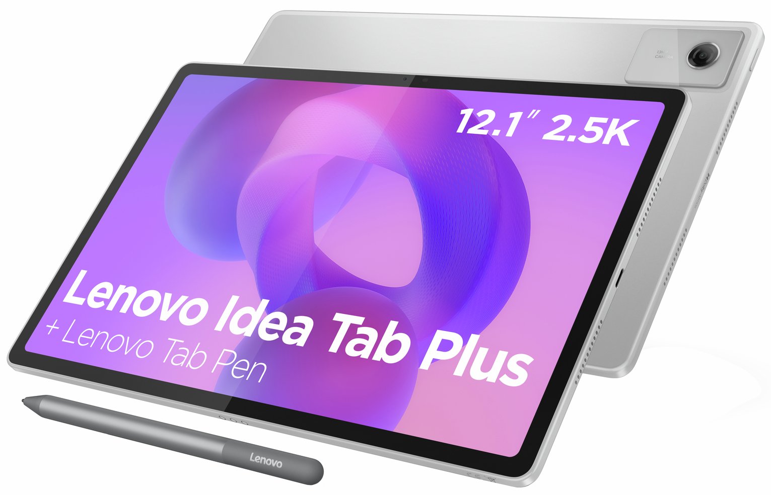 Lenovo Idea Tab Plus 12.1 Inch 128GB AI Wi-Fi Tablet + Lenovo Tab Pen - Grey