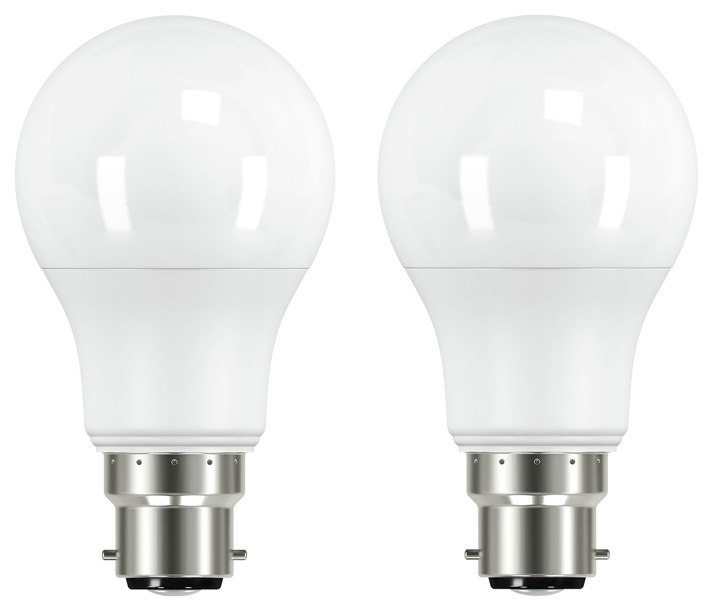 Argos Home 7.3W LED BC Dimmable Light Bulb - 2 Pack
