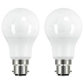 Argos Home 7.3W LED BC Light Bulb - 2 Pack