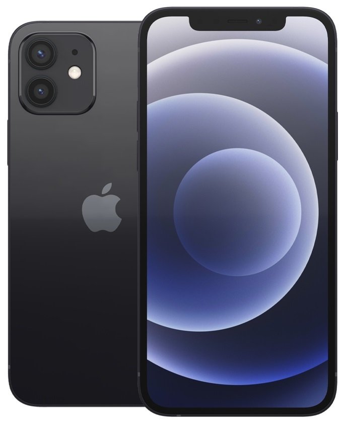 SIM Free Refurbished iPhone 12 5G 64GB Mobile Phone - Black