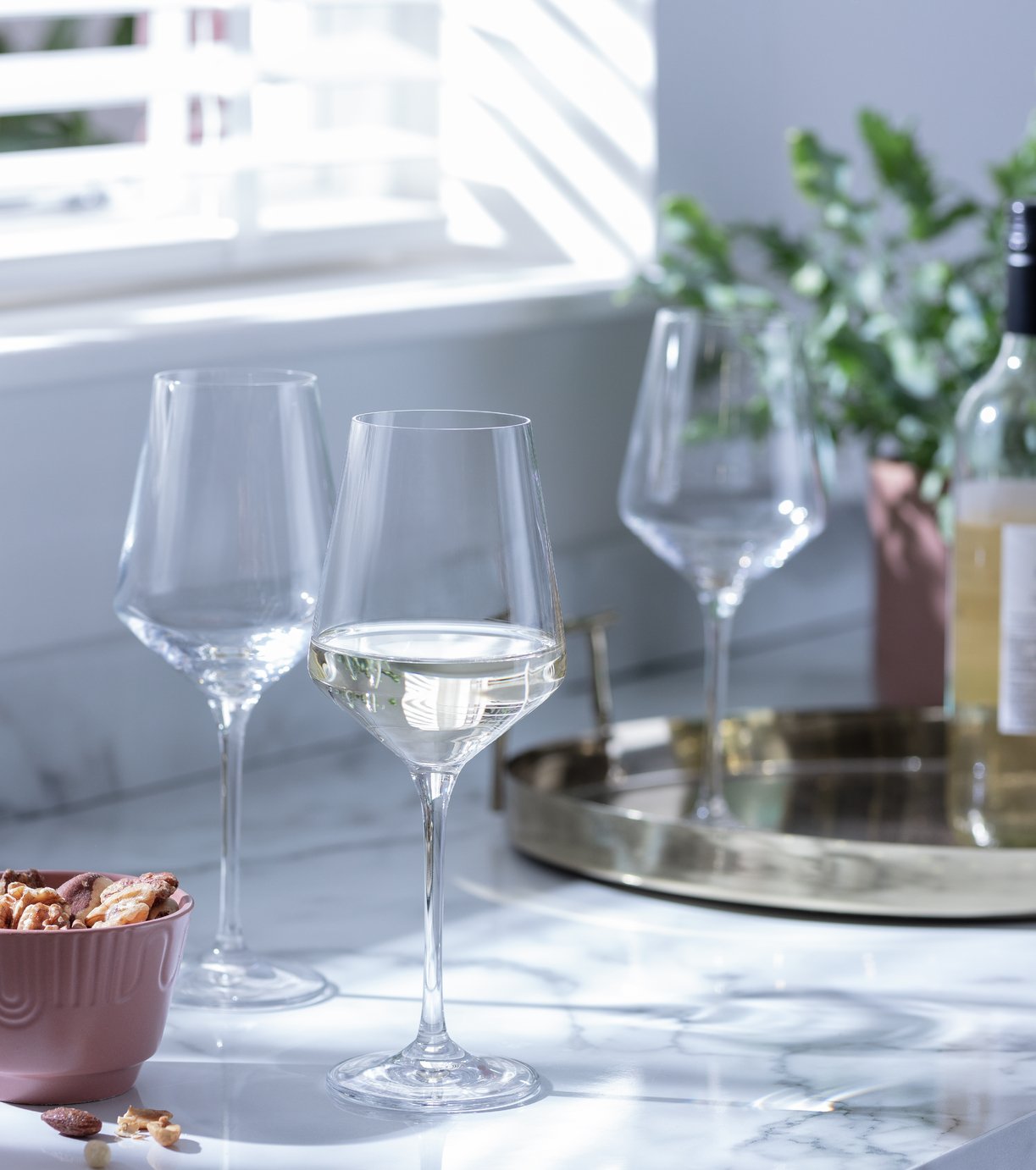 Habitat Dalston Set of 4 White Wine Glass