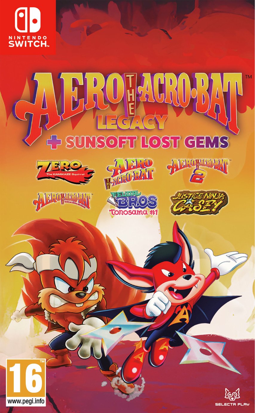 Aero the Acro-Bat Legacy + SUNSOFT Lost Gems Nintendo Switch Game Pre-Order