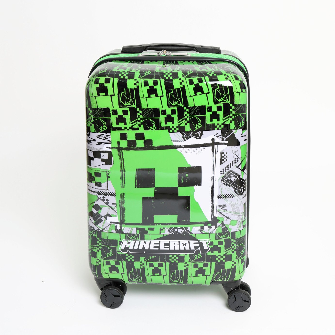 Minecraft 4 Wheel Hard Kids Suitcase