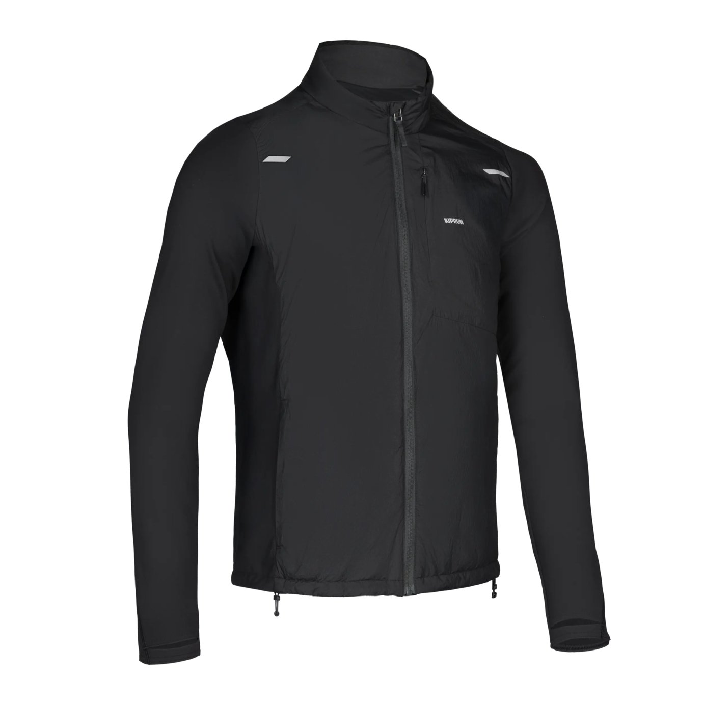 Decathlon Men's Warm And Breathable Running Jacket - Black