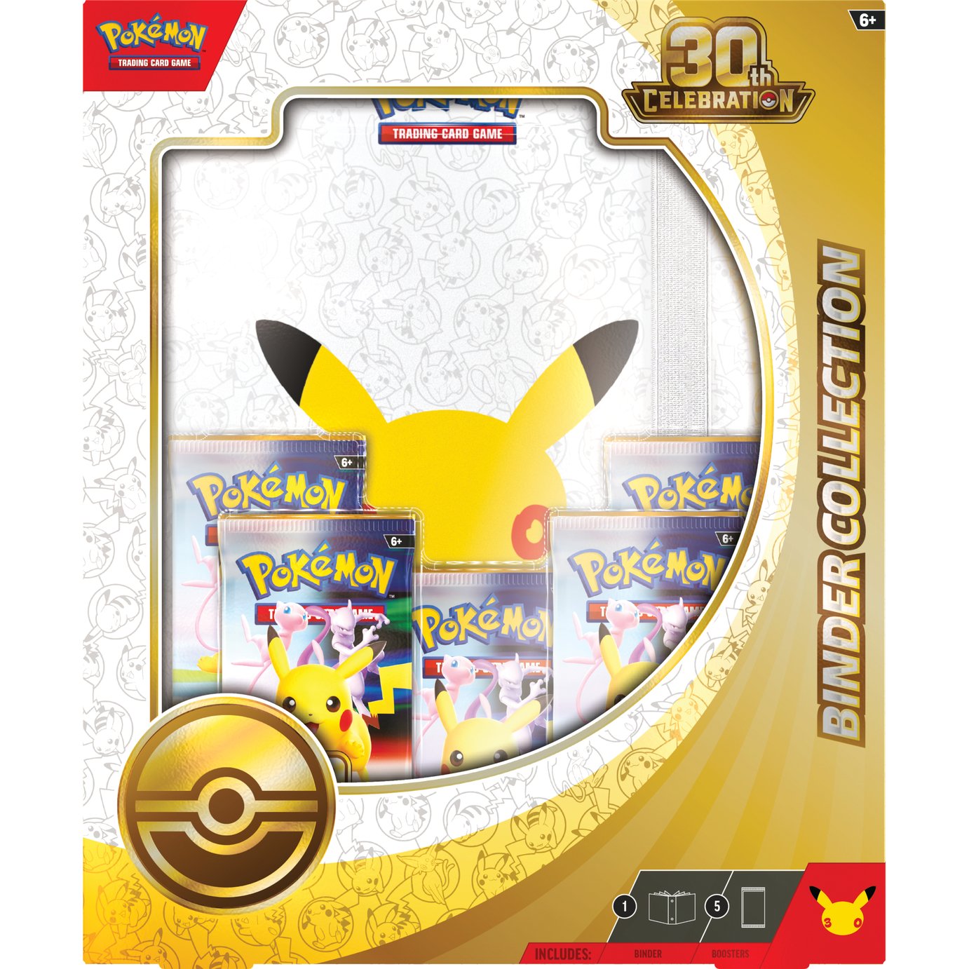 Pokémon 30th Celebration Binder Collection Booster Pack Trading Card