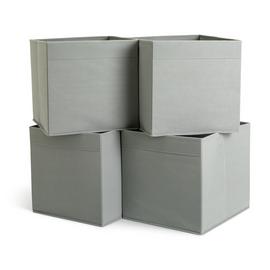 Habitat Set of 4 Squares Plus Boxes - Grey
