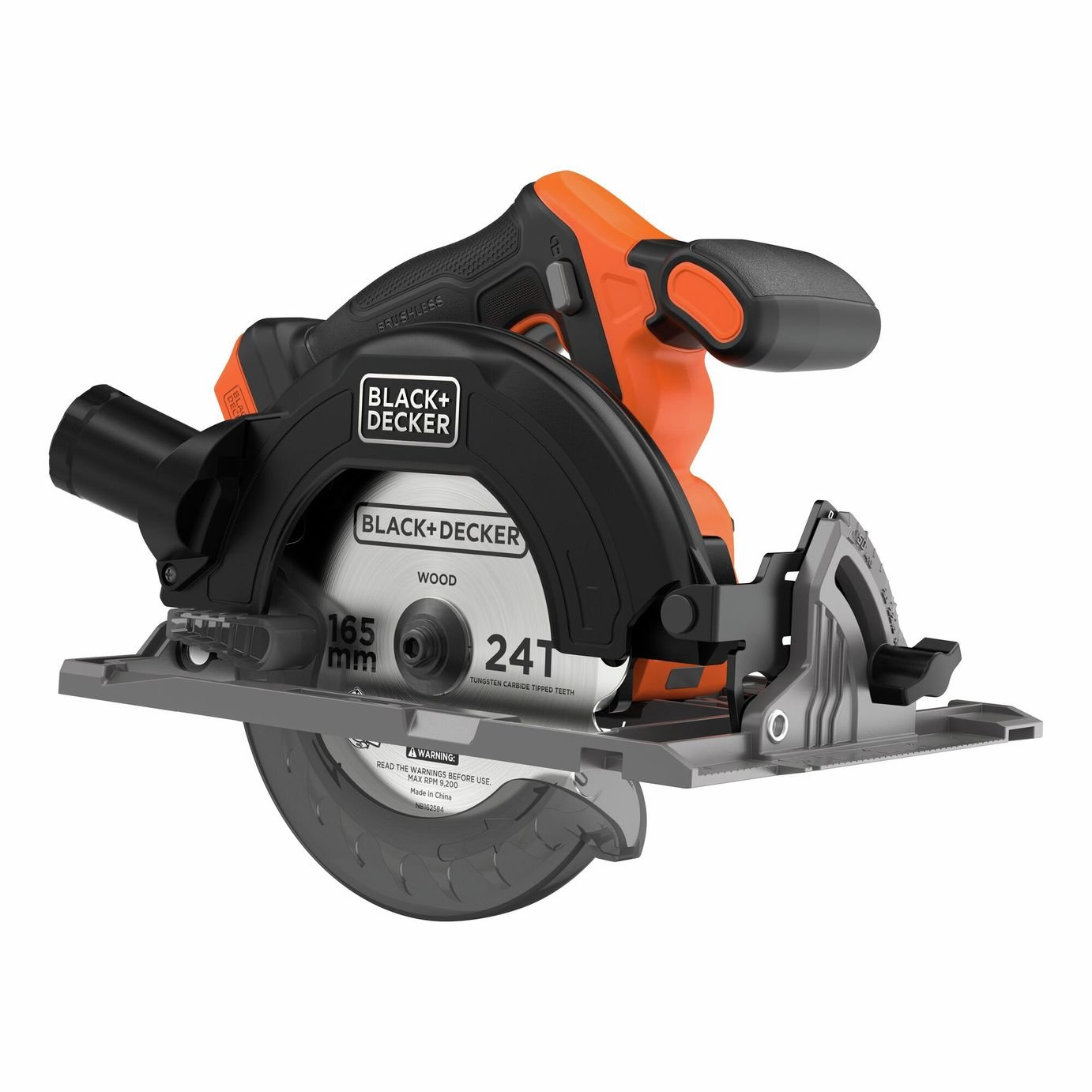 Black+Decker 18V 165mm Brushless Circular Saw (Bare Unit)