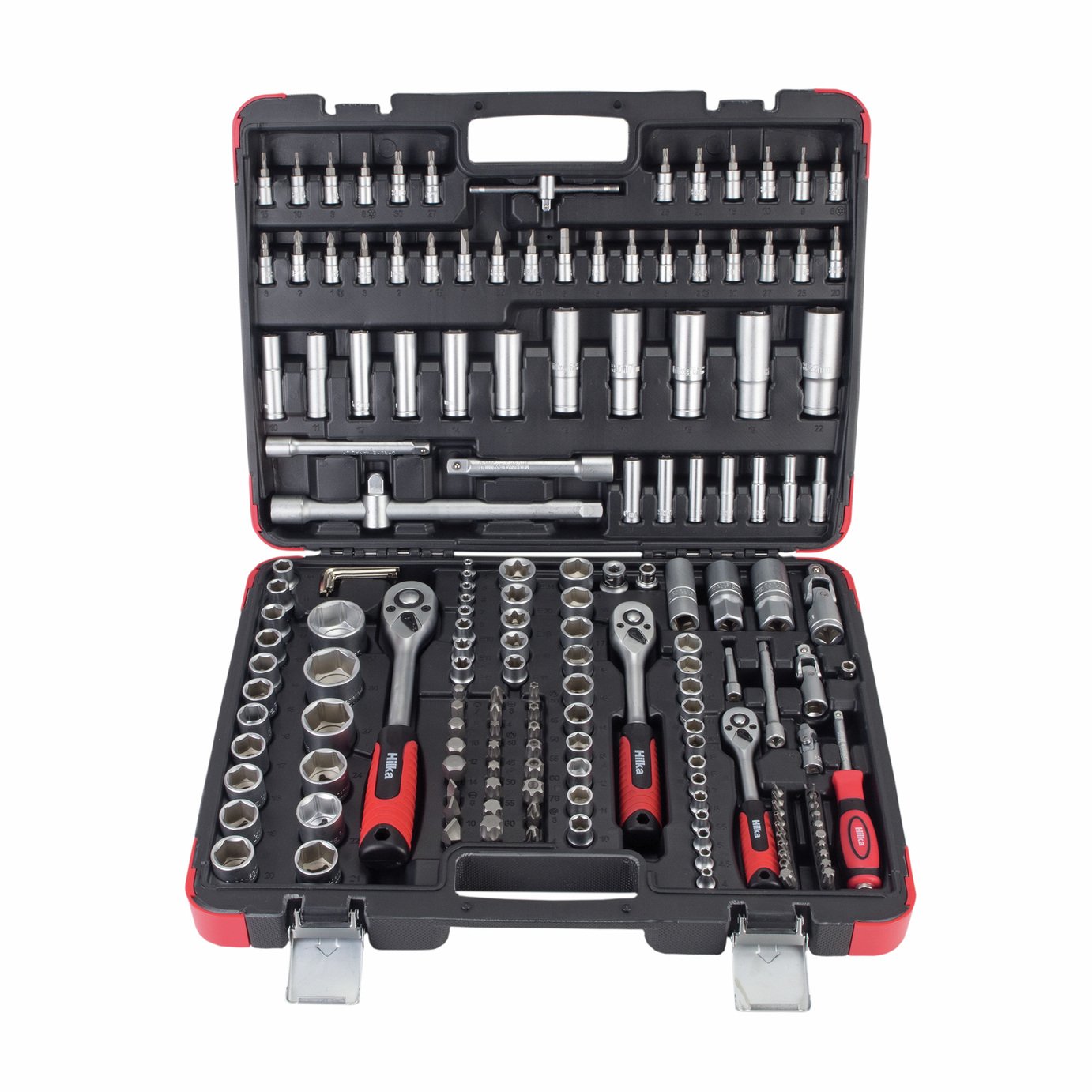 Hilka 1/4", 3/8" and 1/2" Drives Metric Socket Set - 171 Pieces