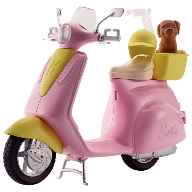 Buy Barbie Moped Motorbike for Doll Pink Doll accessories Argos