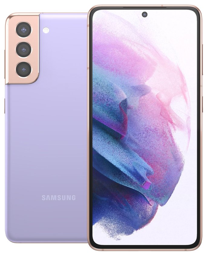 SIM Free Refurbished Samsung Galaxy S21 5G 128GB Mobile Phone - Violet