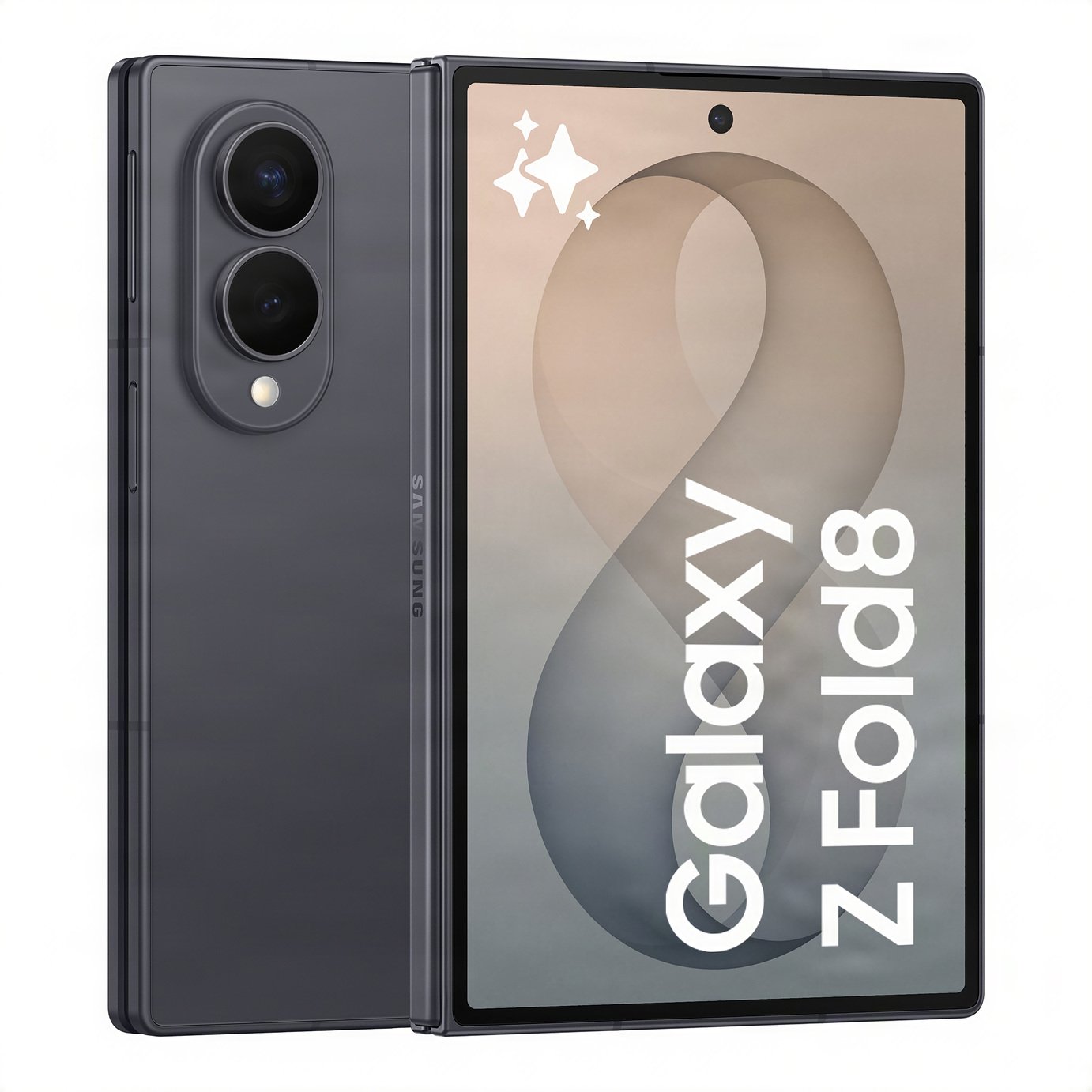 SIM Free Samsung Galaxy Z Fold8 5G 256GB AI Mobile Phone Graphite Pre-Order