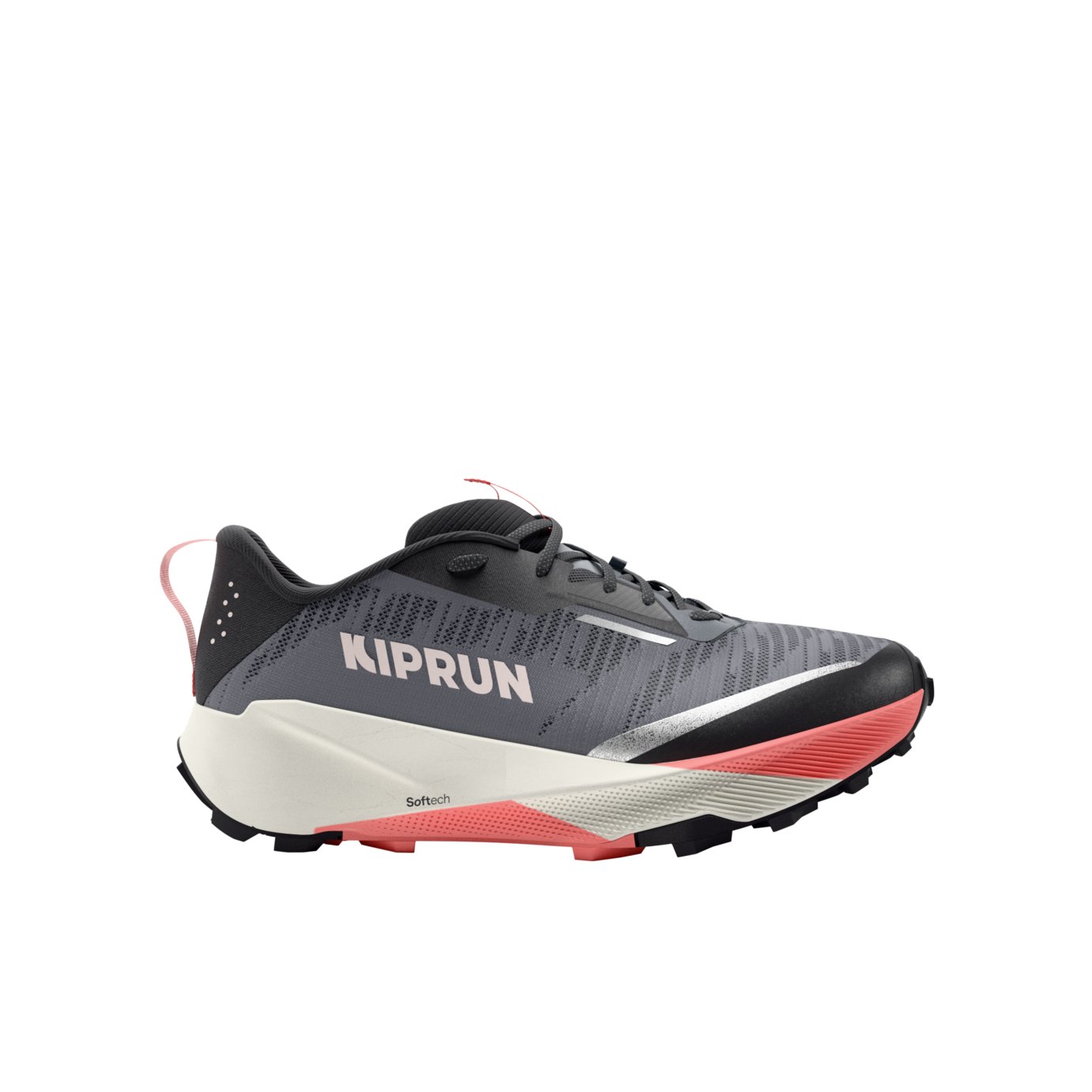 Decathlon Women's Kipsummit Trail Running Shoes - Grey and Coral