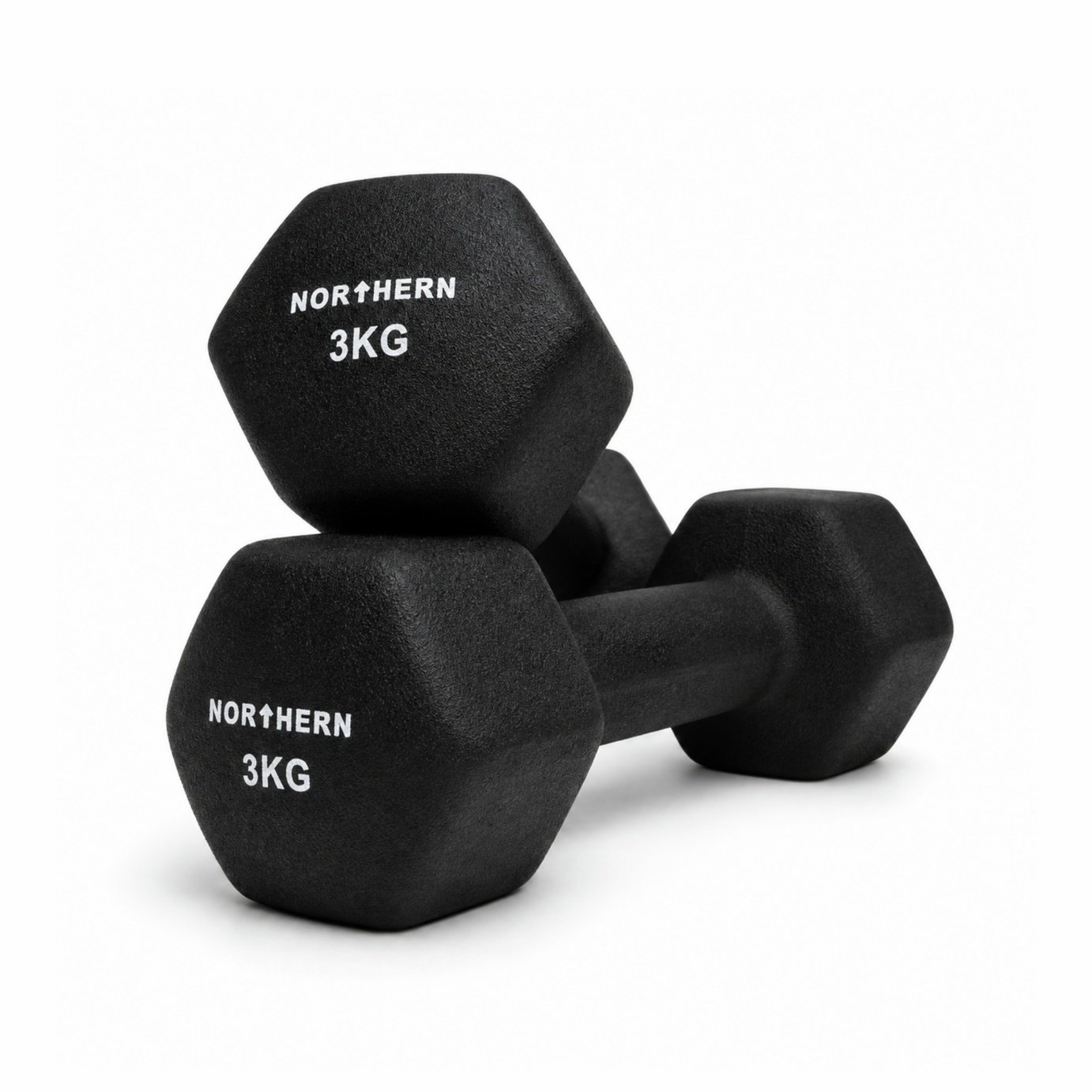 Northern Neoprene Hex Dumbbells - 2 x 3 kg