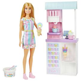 Barbie Ice Cream Shop Doll and Playset with Accessories