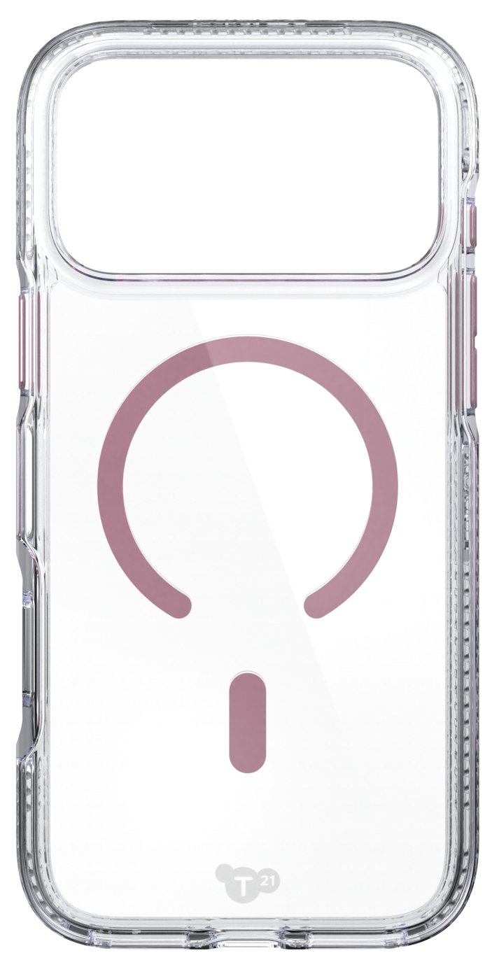 Tech21 EvoCrystal iPhone 18 Pro Max/17 Pro Max Phone Case with MagSafe - Pink