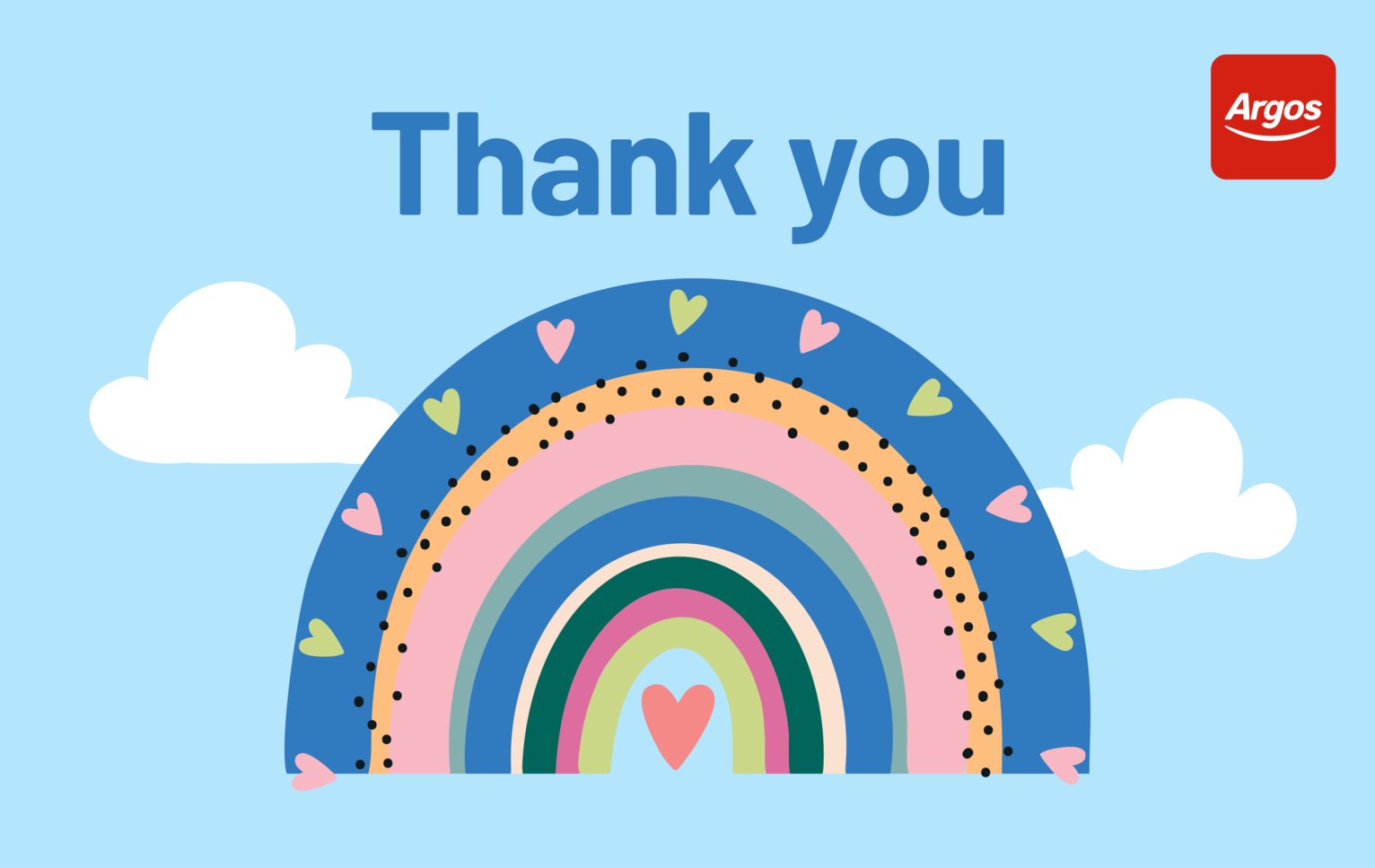 Argos Thank You Gift Card