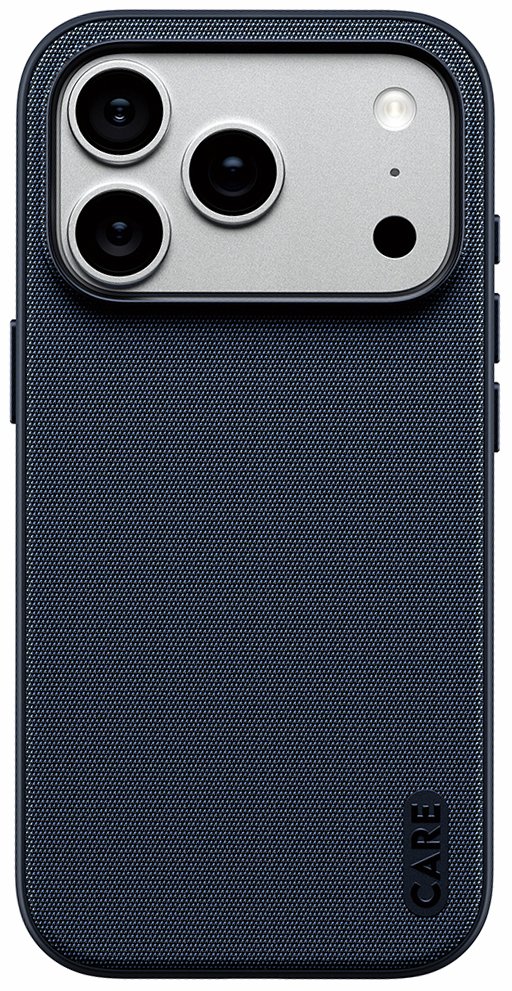 CARE By PanzerGlass Fusion Fabric iPhone 18 Pro Phone Case - Blue