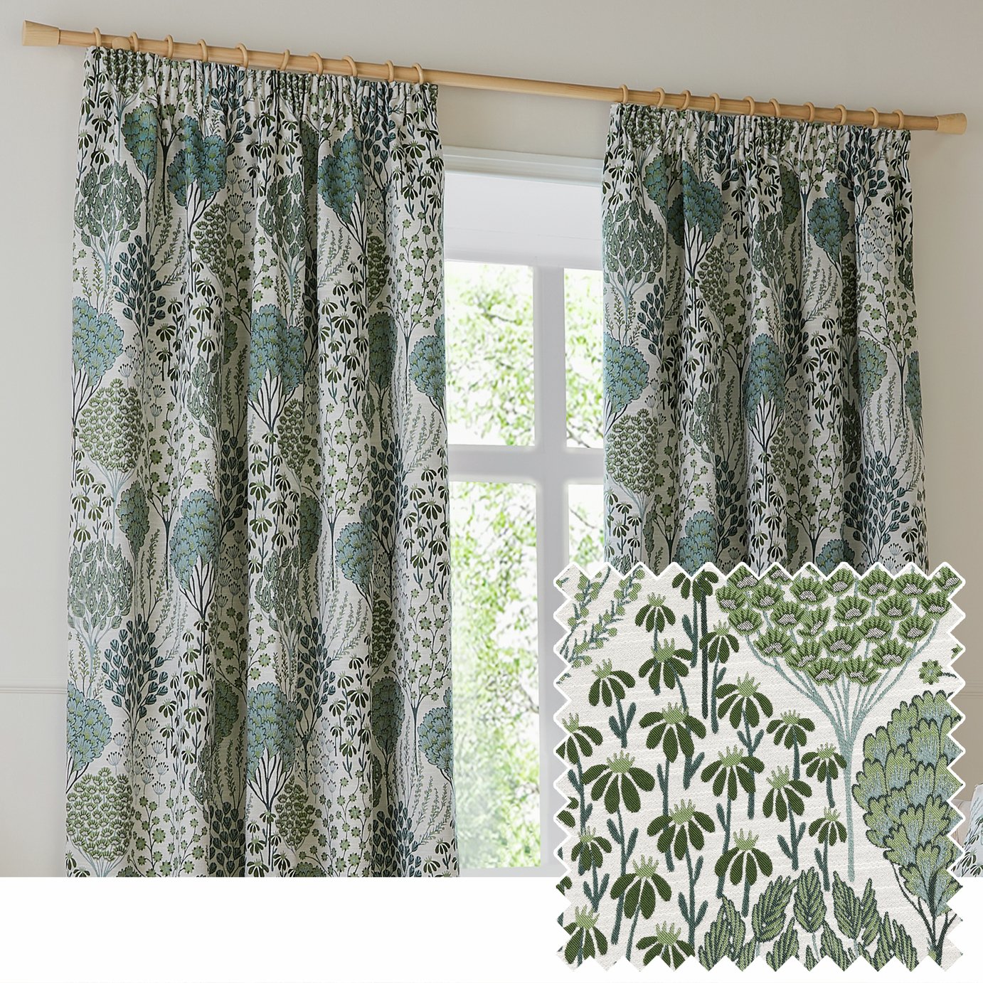 Wylder Ophelia Floral & Botanical Curtains