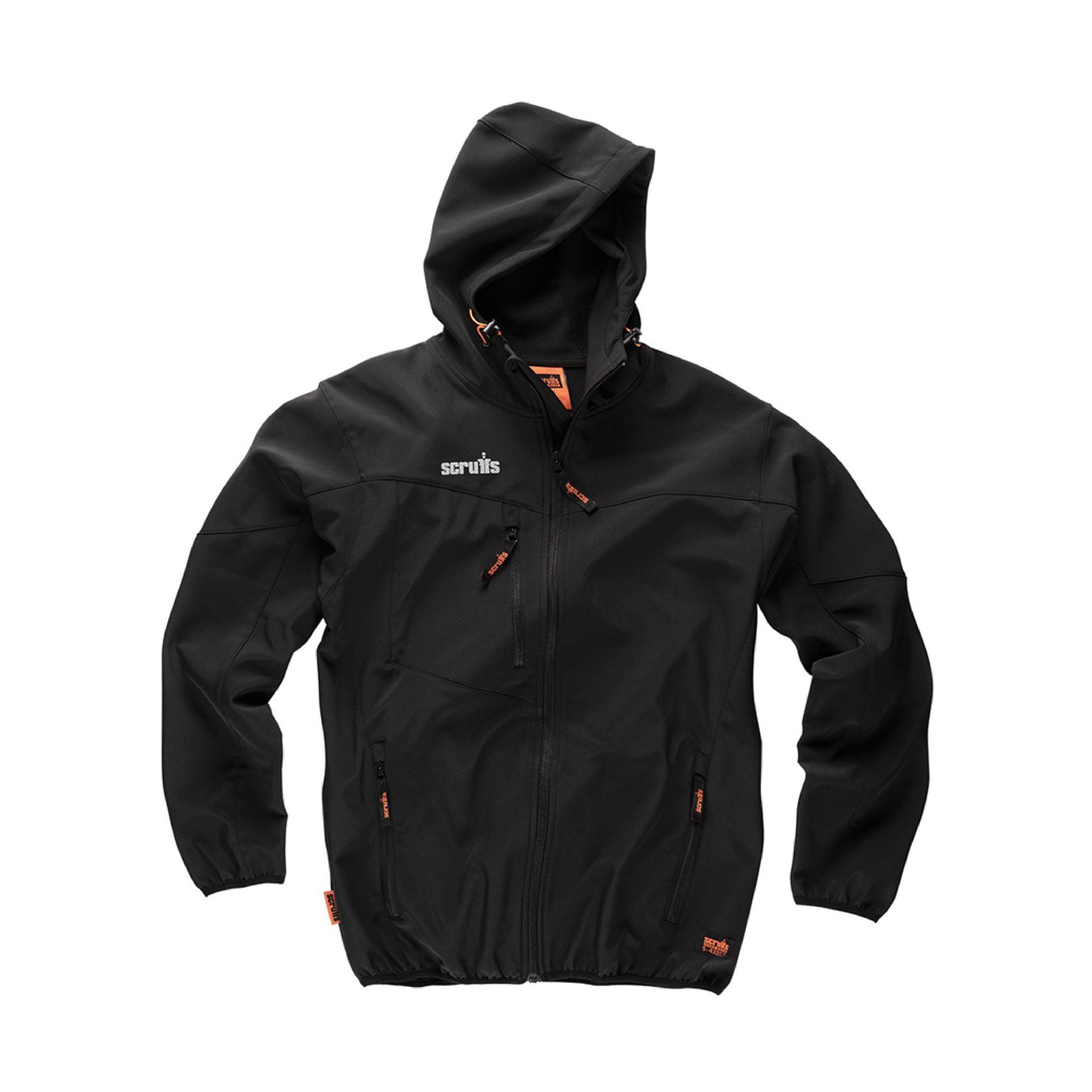 Scruffs Worker Softshell Black Jacket - Medium