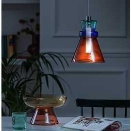 Habitat Vivian Glass LED Ceiling Light - Multicoloured