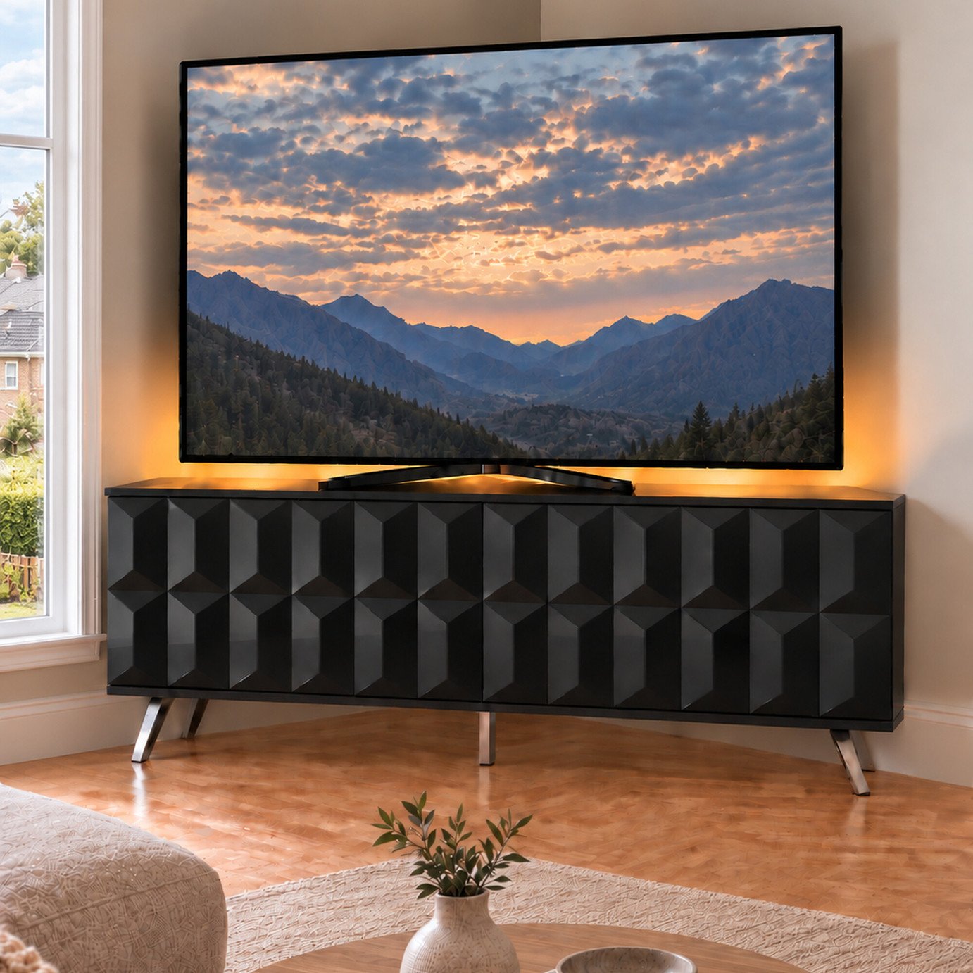 Frank Olsen Elevate 3 Door Sideboard - Black
