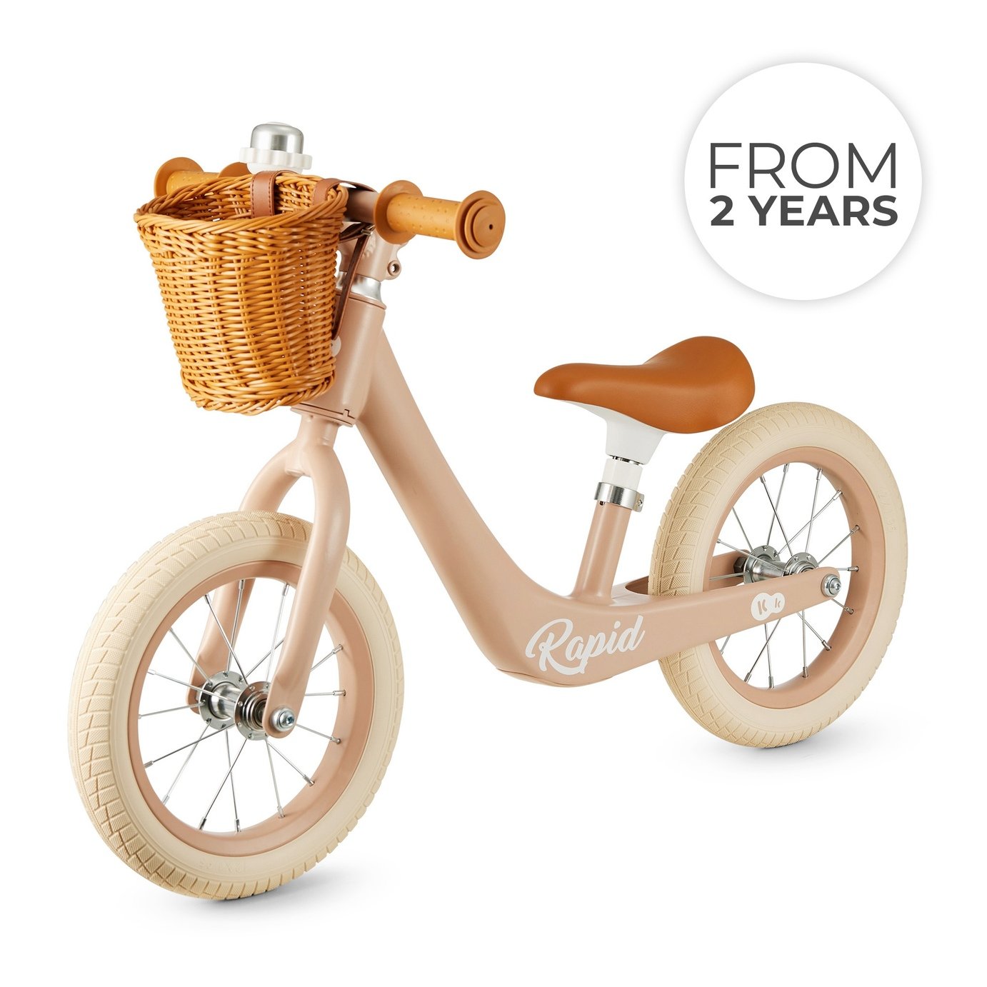 Kinderkraft 12 Inch Rapid 2 Kids Balance Bike - Pink