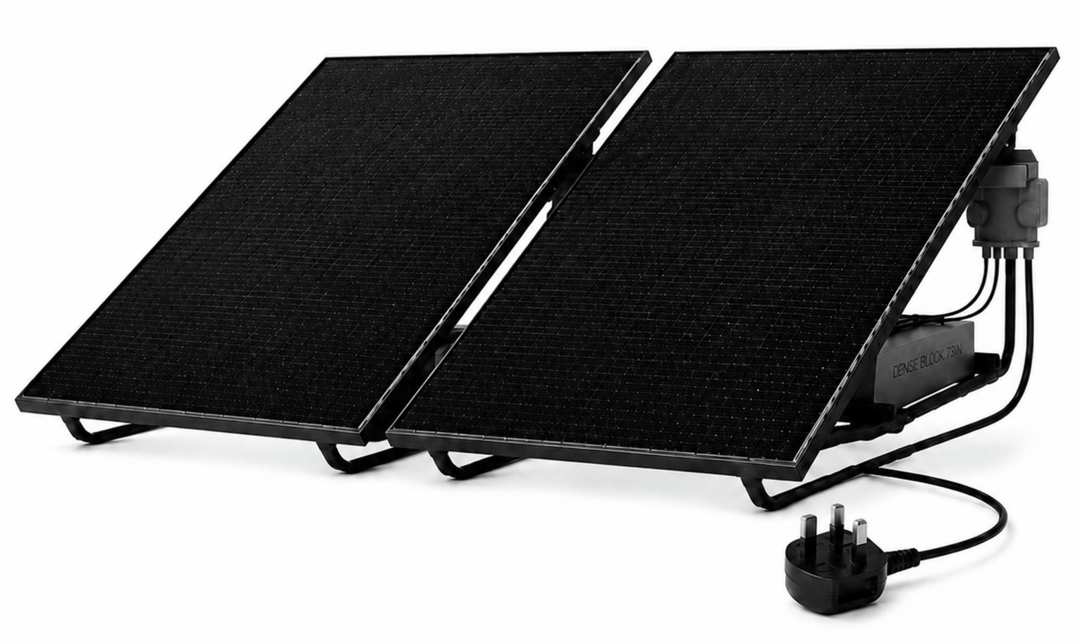 UKSOL 890w Pro Duo Plug In Solar Panel With Ground Mount Bundle