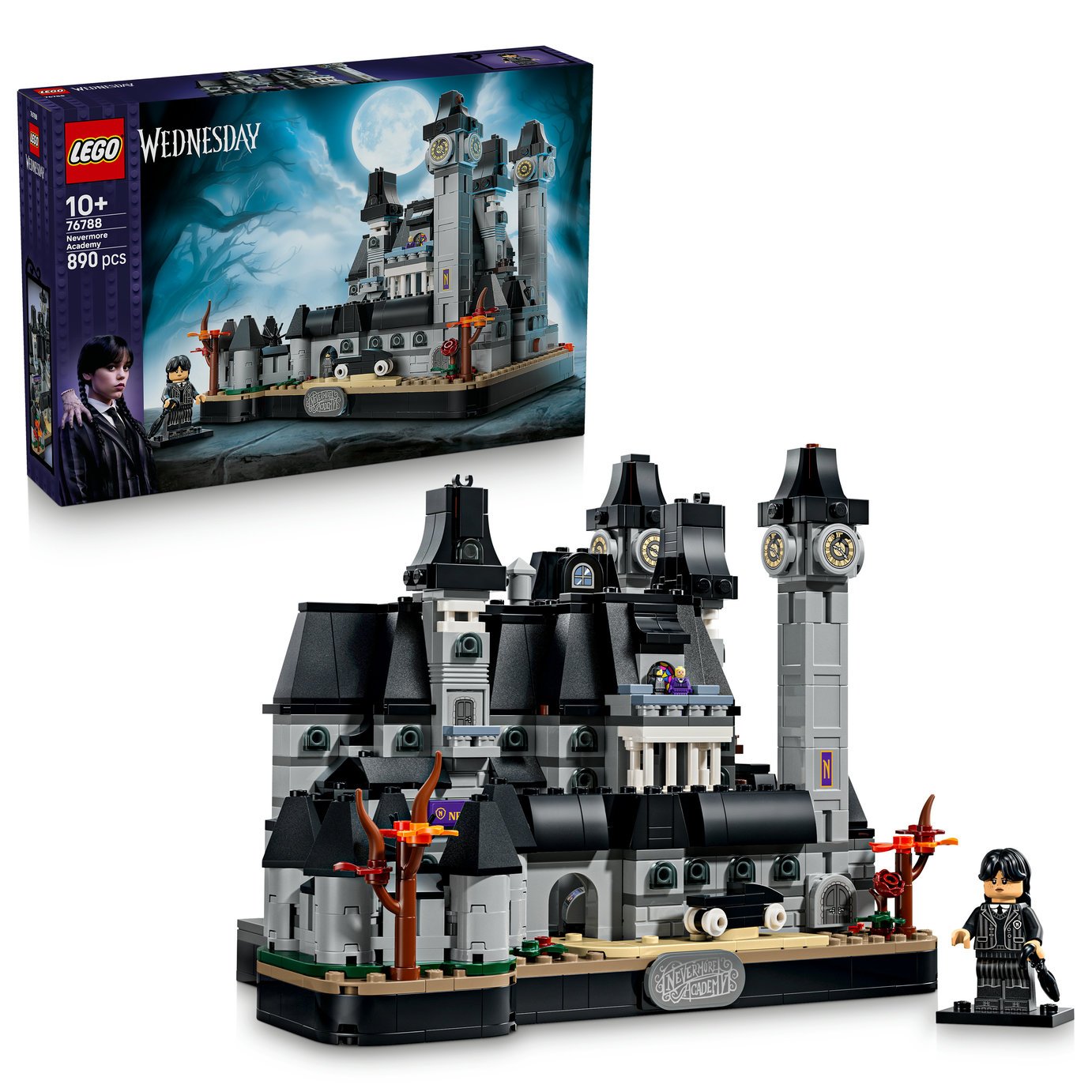 LEGO Wednesday Nevermore Academy Building Toy for Kids 76788 PREORDER