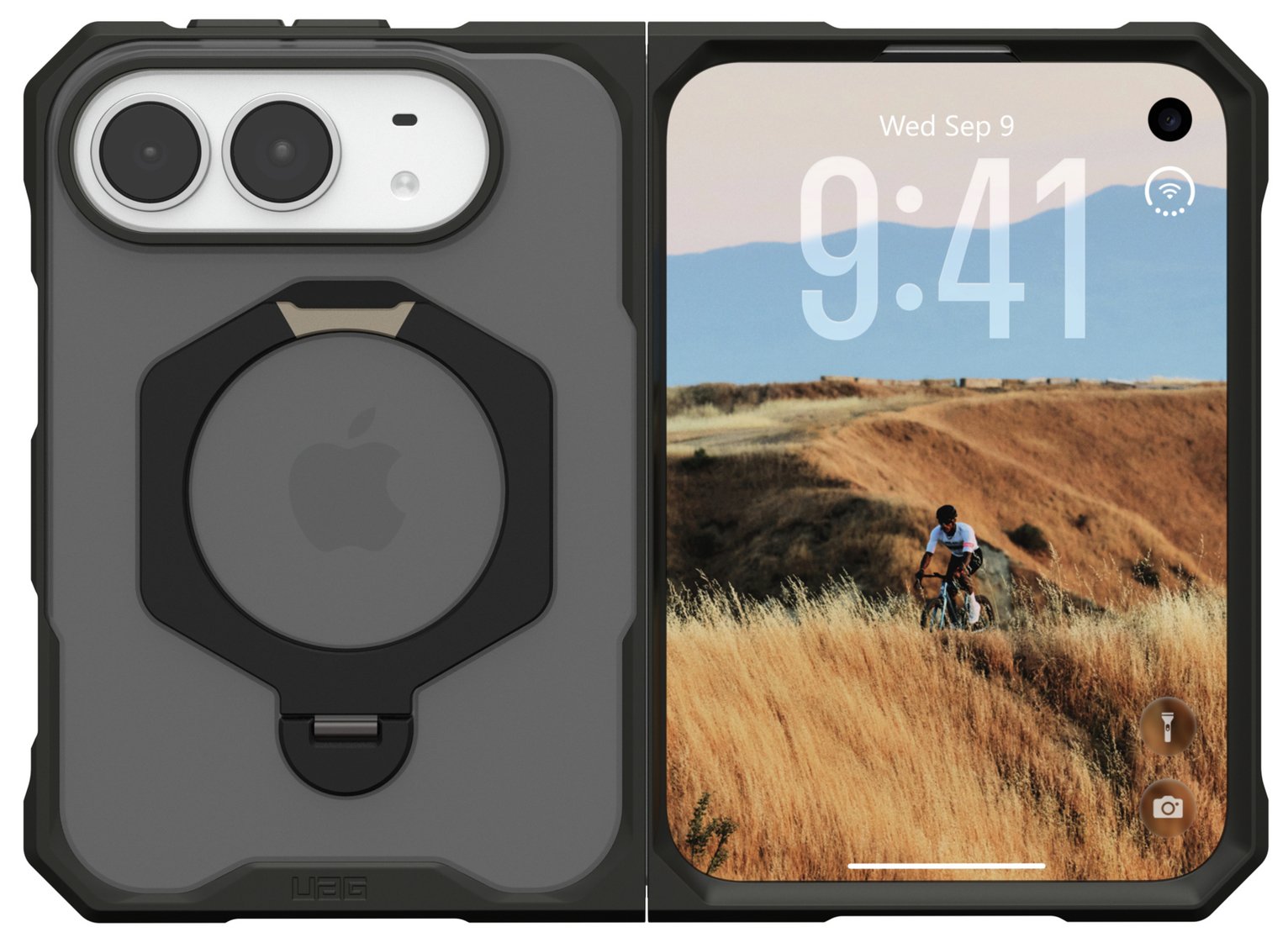 UAG Mouve XTE 360 iPhone Duo Kickstand Phone Case with MagSafe - Ash