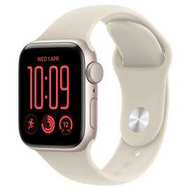 Apple Watch SE 3 GPS 40mm Aluminium Case Sand Sport Band - S/M