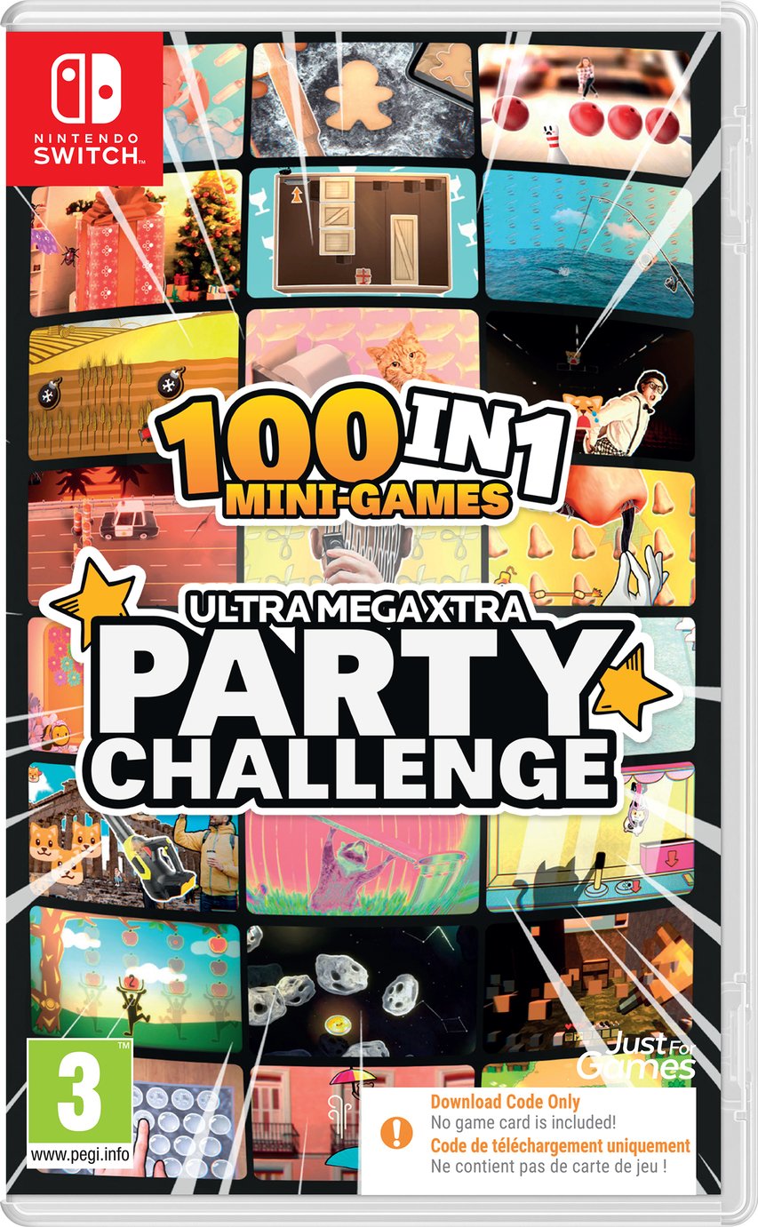 Ultra Mega Xtra Party Challenge: 100 Mini Games In 1 Nintendo Switch Game