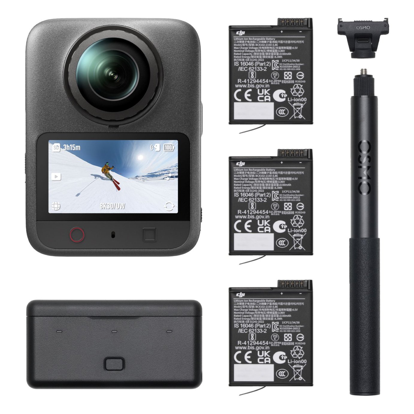 DJI Osmo Action 360 II Adventure Combo Action Camera