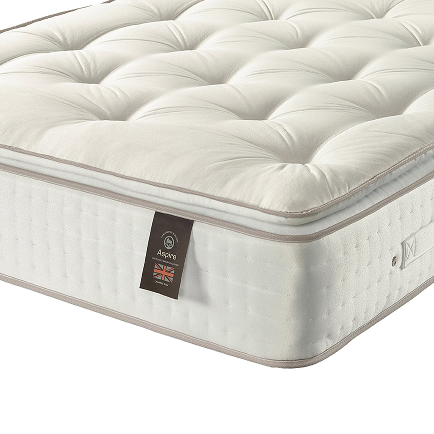 Aspire Cashmere & Silk 5000 Pocket Sprung Pillowtop Mattress