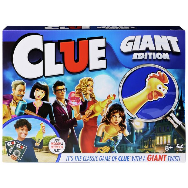 Buy Giant Clue Classic Mystery Party Retro Board Game | Board games | Argos