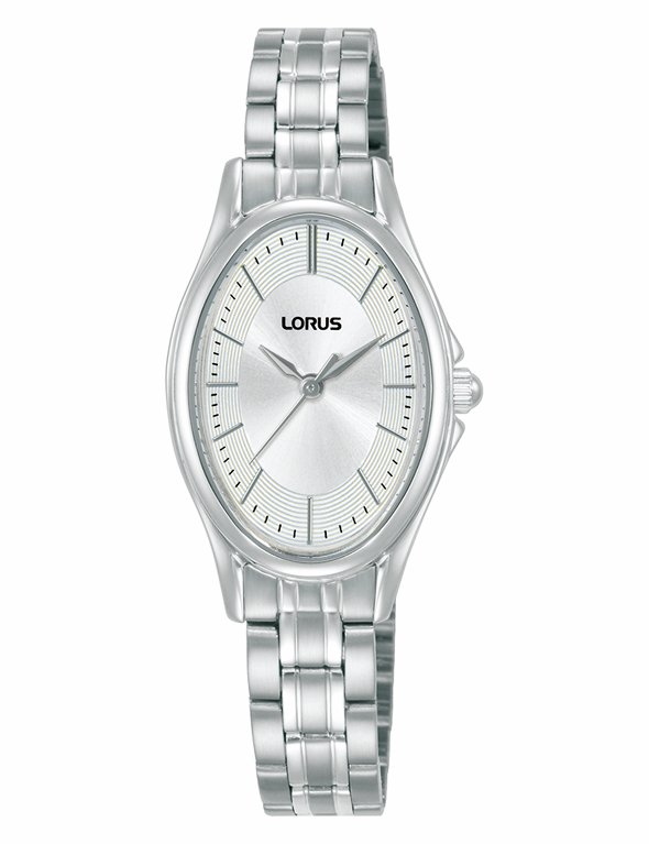 Lorus Ladies White Dial Silver Stainless Steel Bracelet Watch