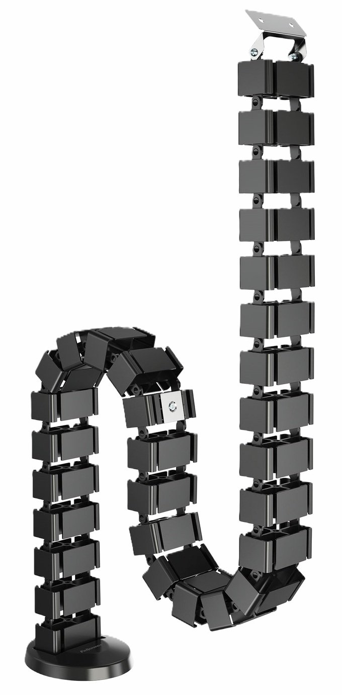 Fellowes CableSpine For Office Desks And Cable Management - Black