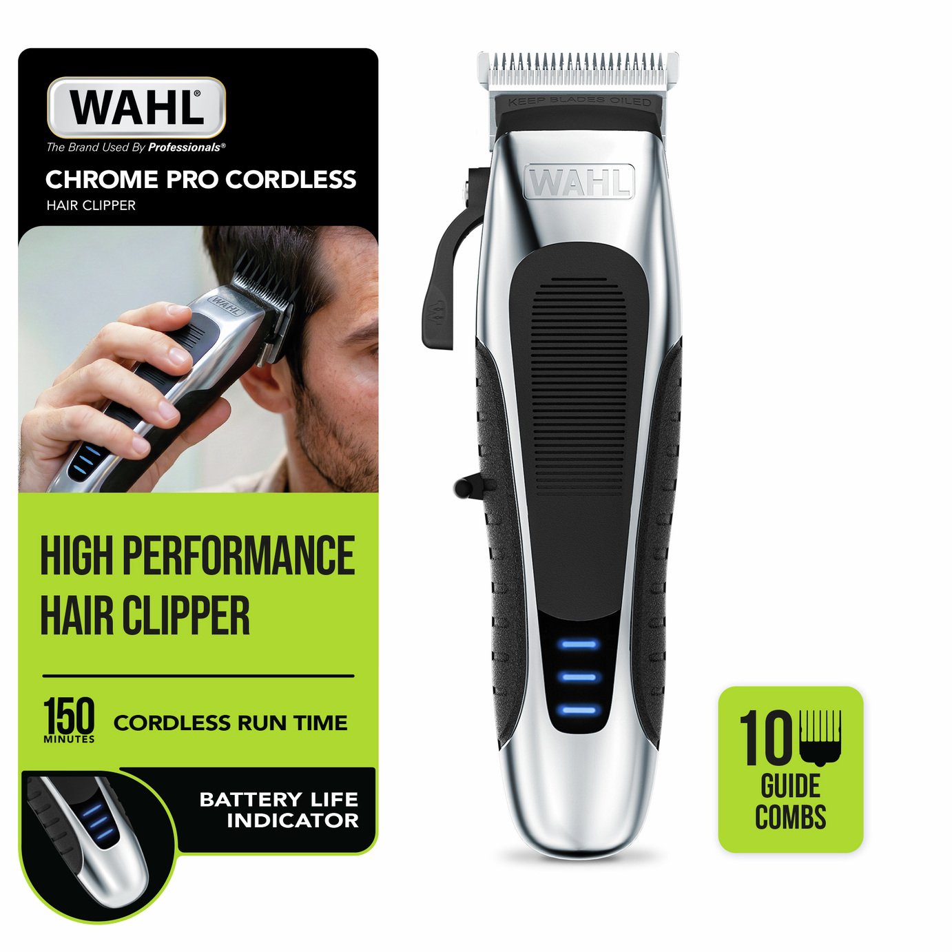 Wahl Chrome Pro Cordless Hair Clipper