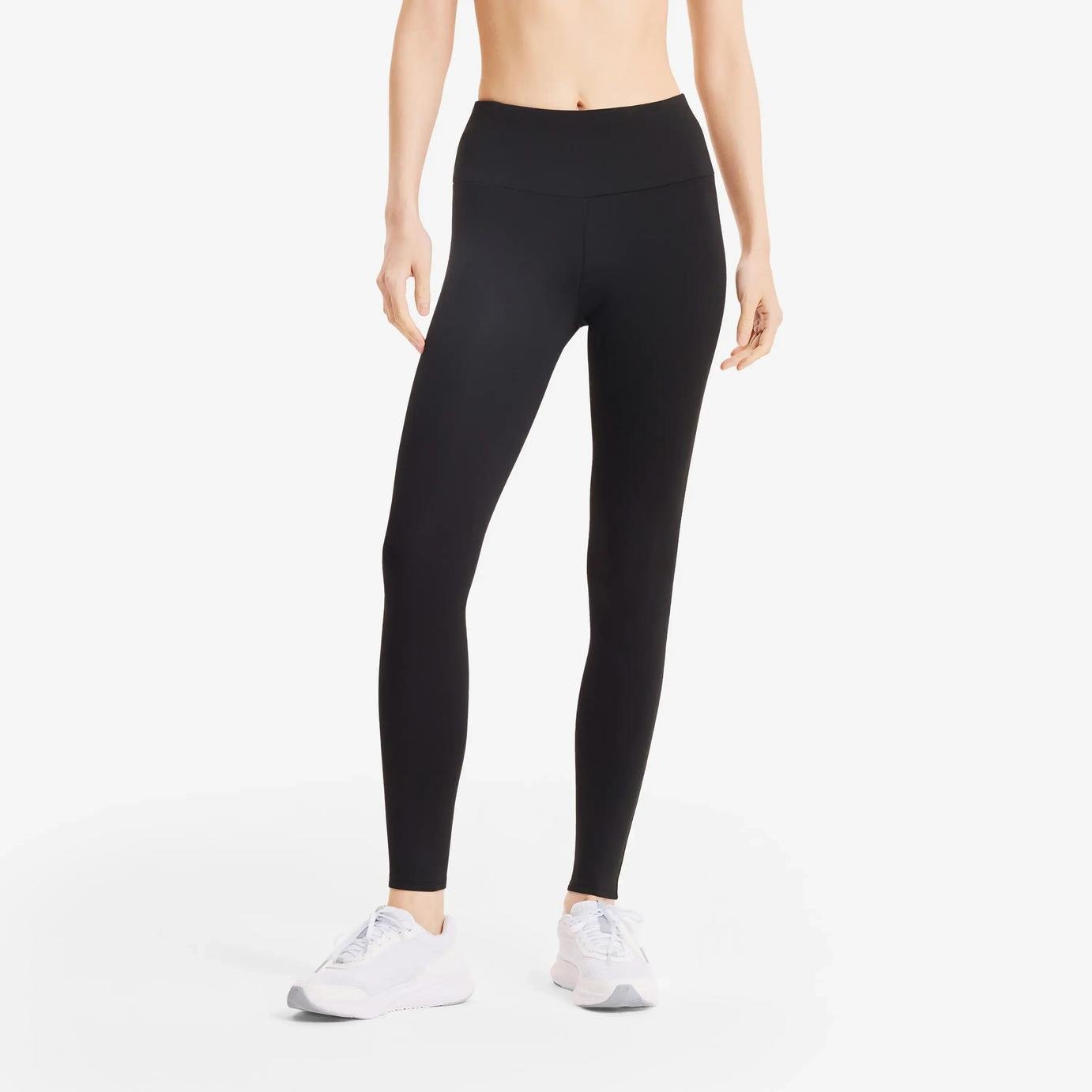 Decathlon Women's Run 100 Series Running Leggings - Black
