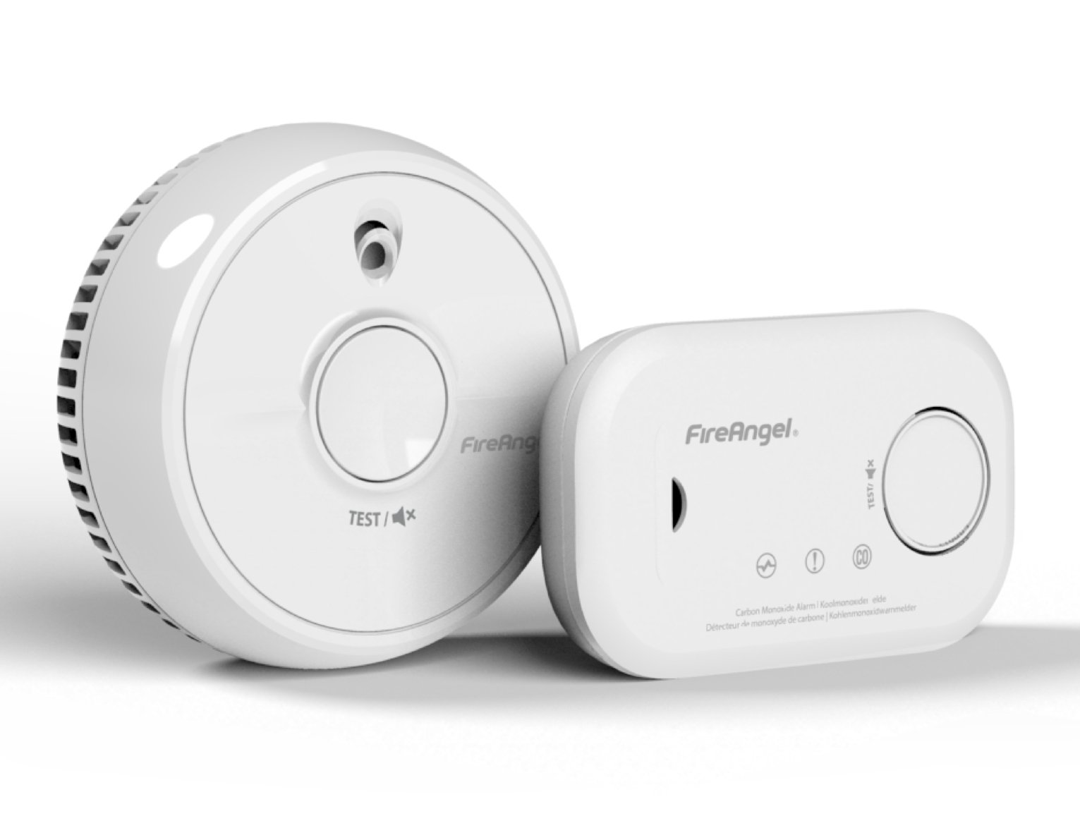 FireAngel 10 Years SB1-R Optical Smoke and FA6813 Carbon Monoxide Alarm