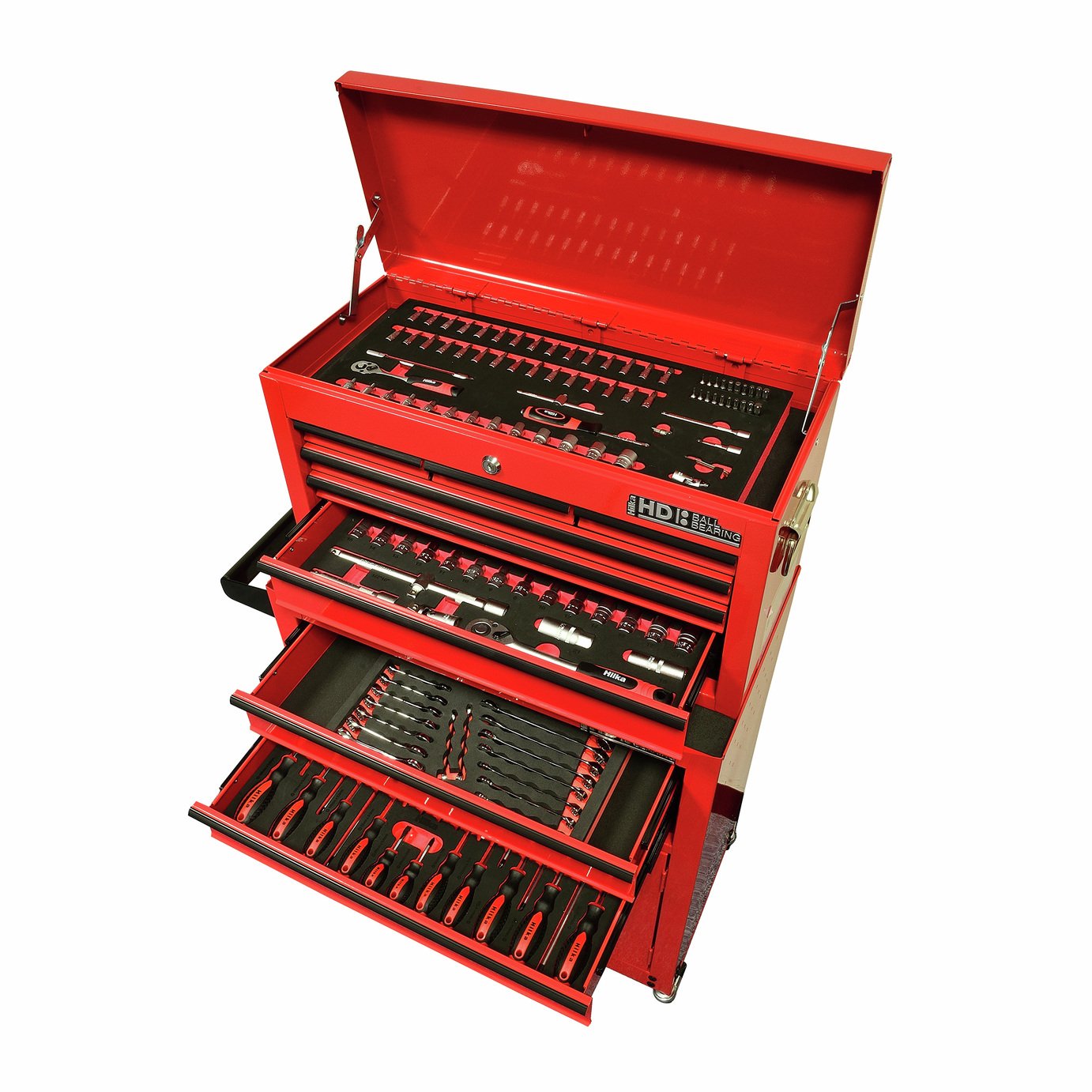 Hilka 1/2" and 1/4" Drive Sockets, Spanners and Screwdrivers Set - 152 Pieces