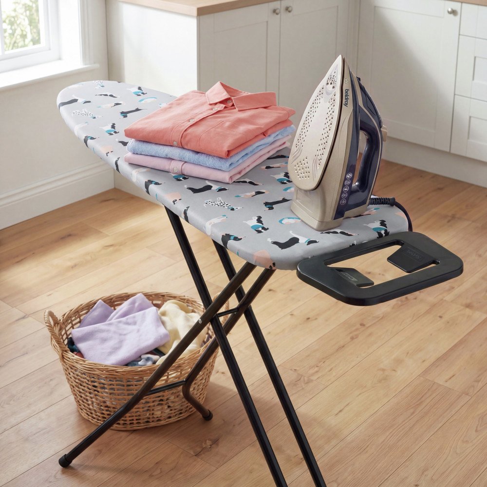 Beldray 110 x 33cm Dog Print Compact Ironing Board