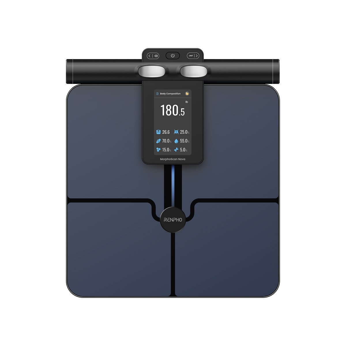 Renpho Morphoscan Nova Smart Body Analyser Bathroom Scale - Black