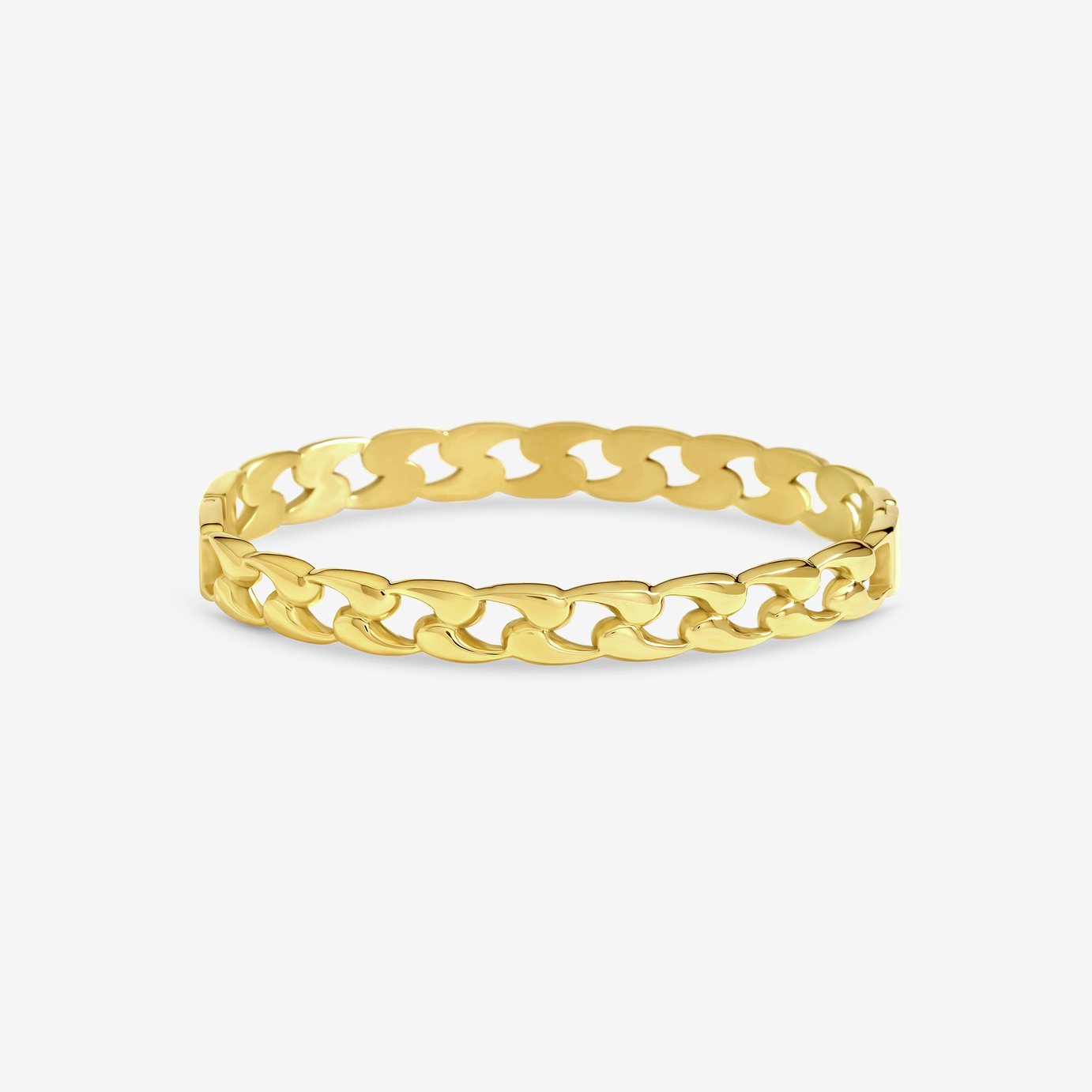 Jon Richard Gold Plated Chain Stainless Steel Bangle