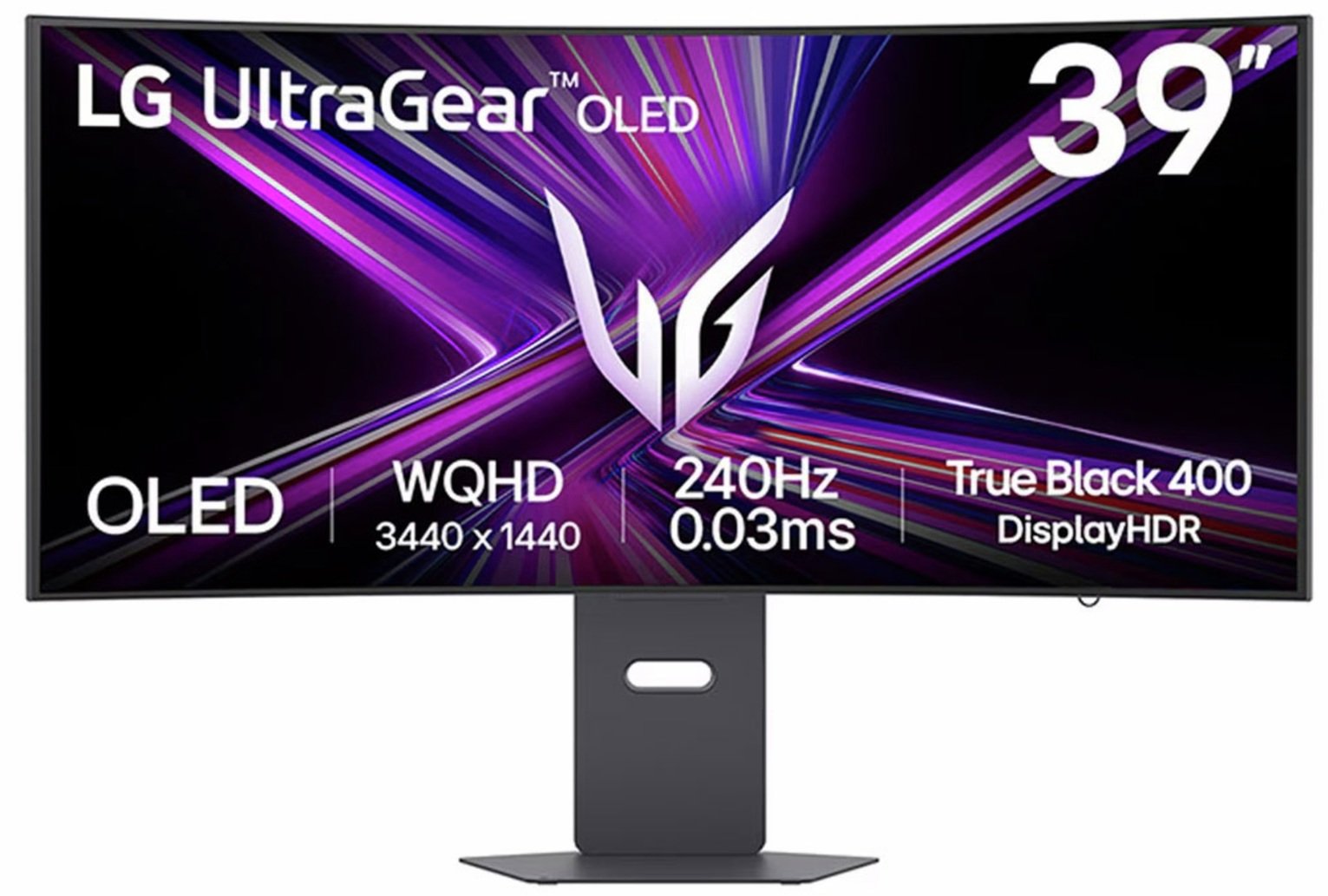 LG UltraGear 39Inch 240Hz WQHD OLED Curved Gaming Monitor