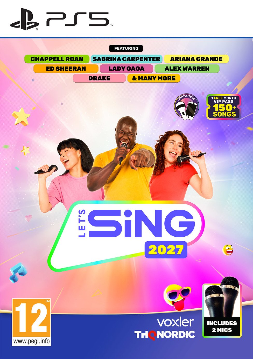 Let's Sing 2027 2 Mic Bundle PS5 Game Pre-Order