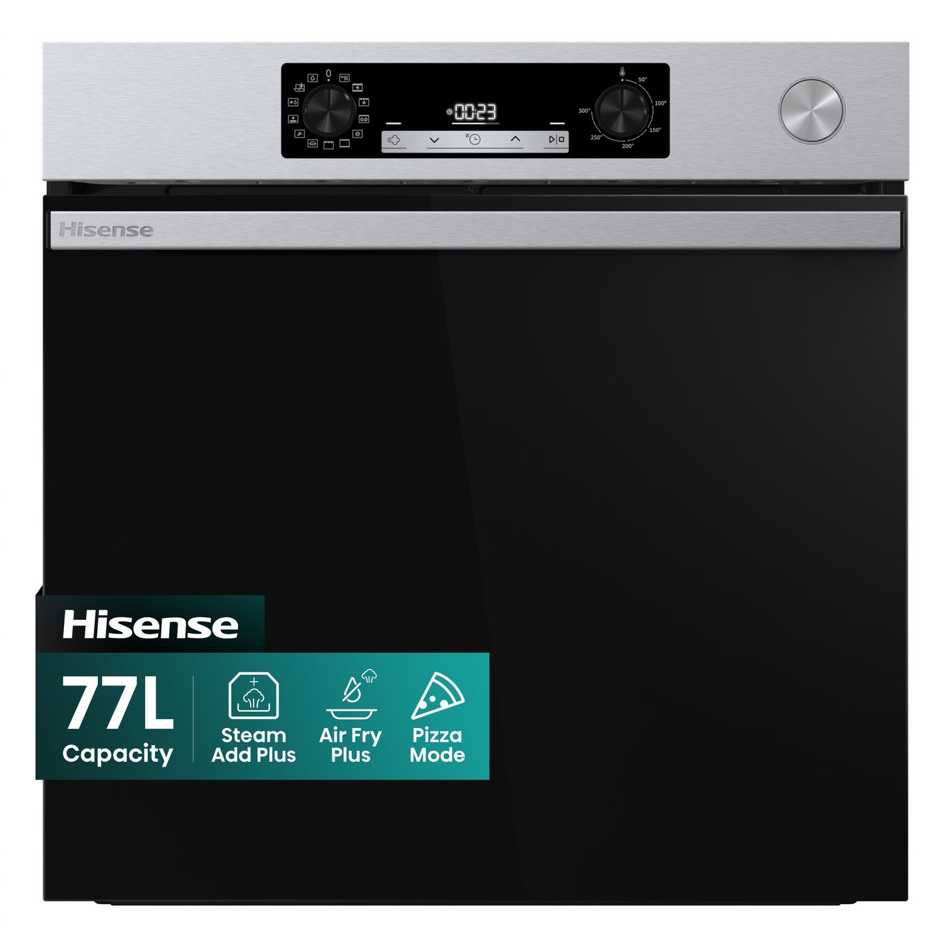 Hisense BSA66221AXUK Built-In Single Electric Oven - Stainless Steel